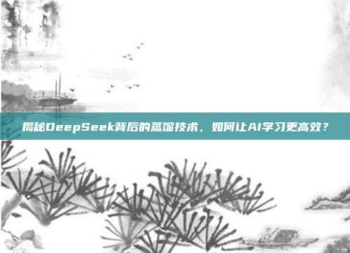 揭秘DeepSeek背后的蒸馏技术，如何让AI学习更高效？