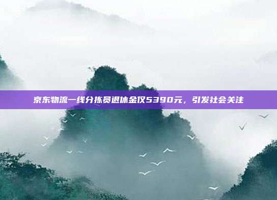 京东物流一线分拣员退休金仅5390元，引发社会关注